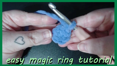 Easy Beginner Crochet Magic Ring/Circle Tutorial